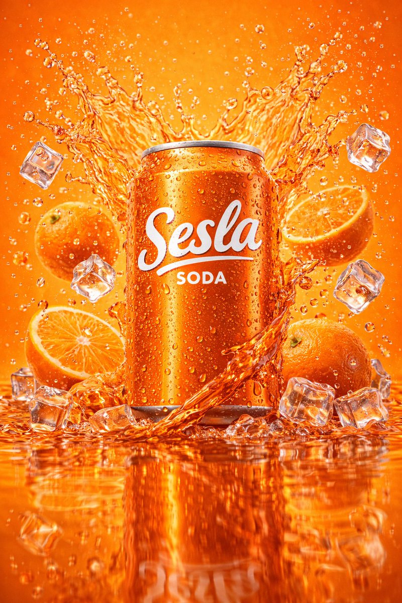 Orange Soda Splash Commercial