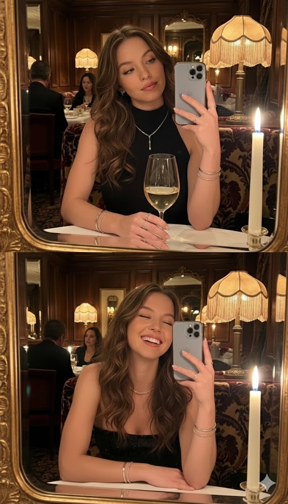 Mirror Selfie Glamorous Night Out