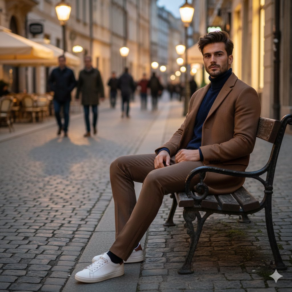 Dapper Gentleman at European Dusk