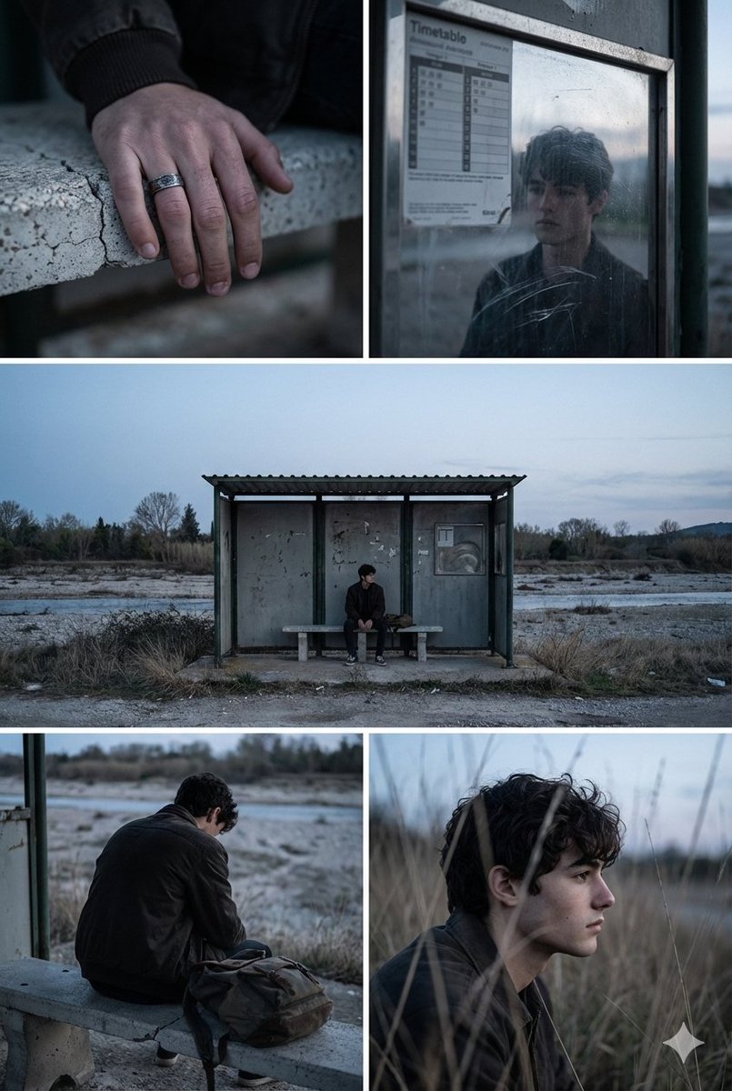 Quiet Memory At Abandoned Bus Stop