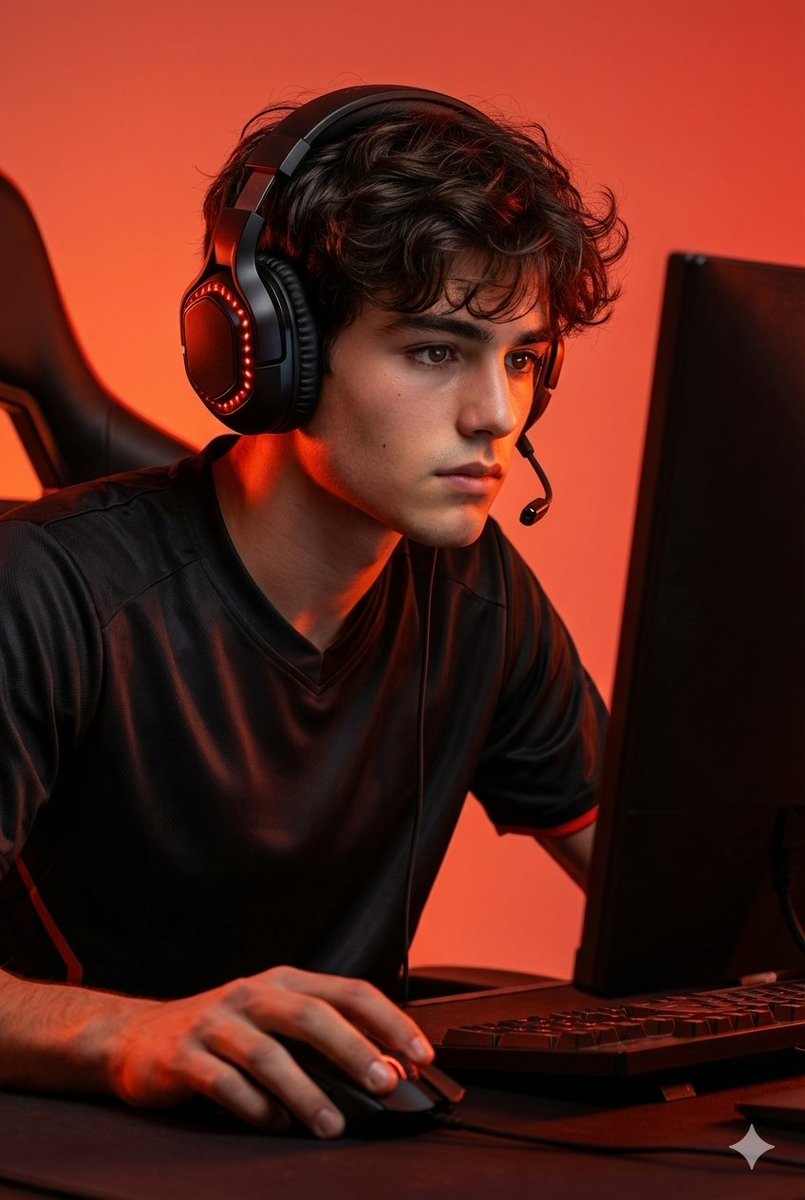 Blazing Esports Portrait Cinematic Lighting