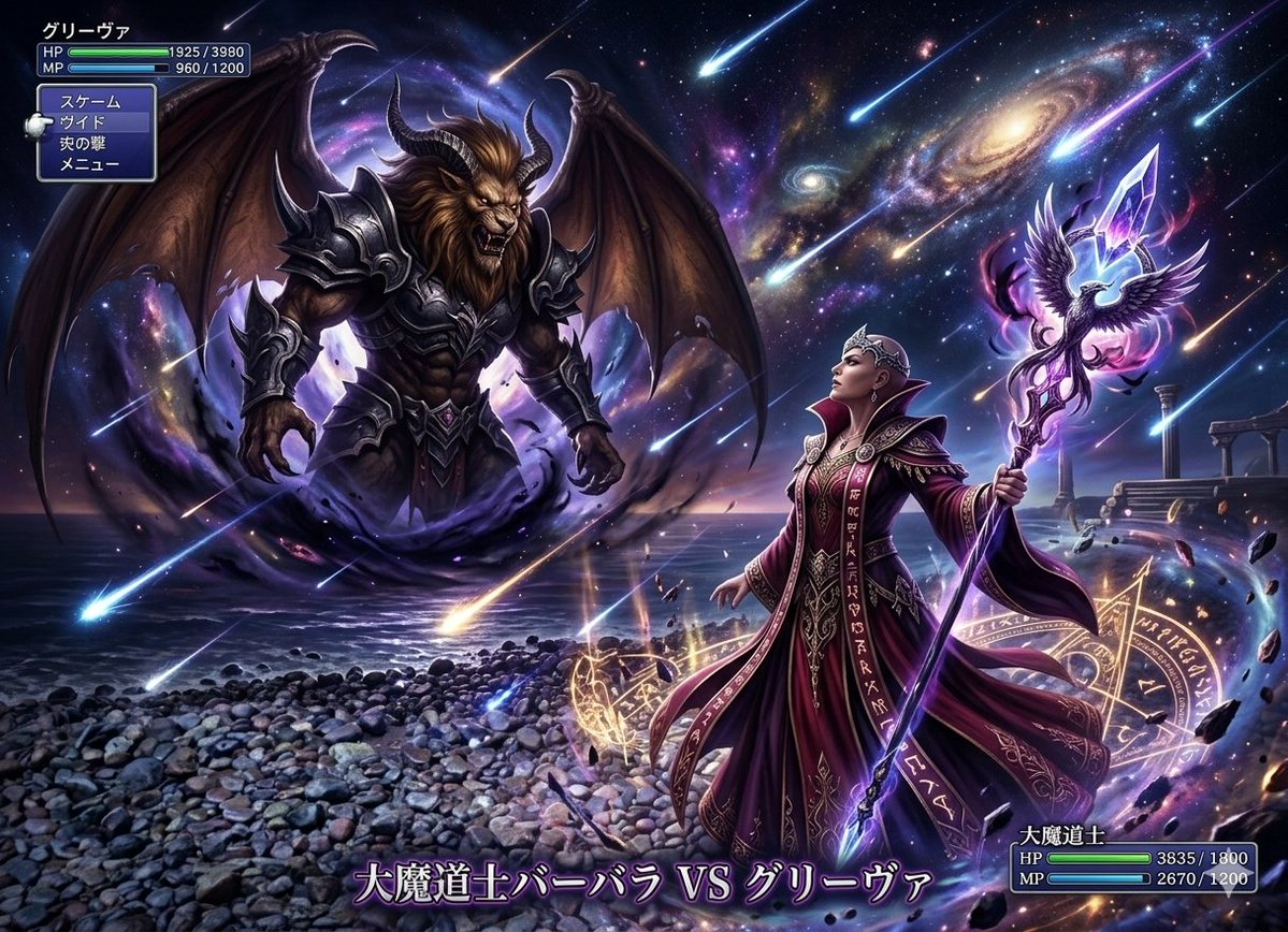 Space Mage Battles Griffin