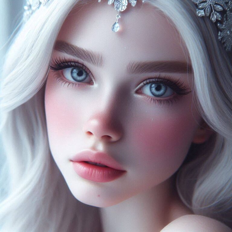 Close-Up of Ethereal Ice Princess Charm