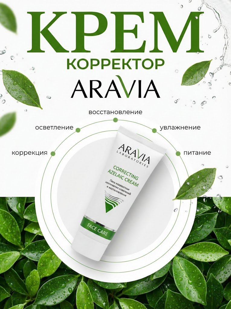 Aravia Azelaic Cream Product Shot