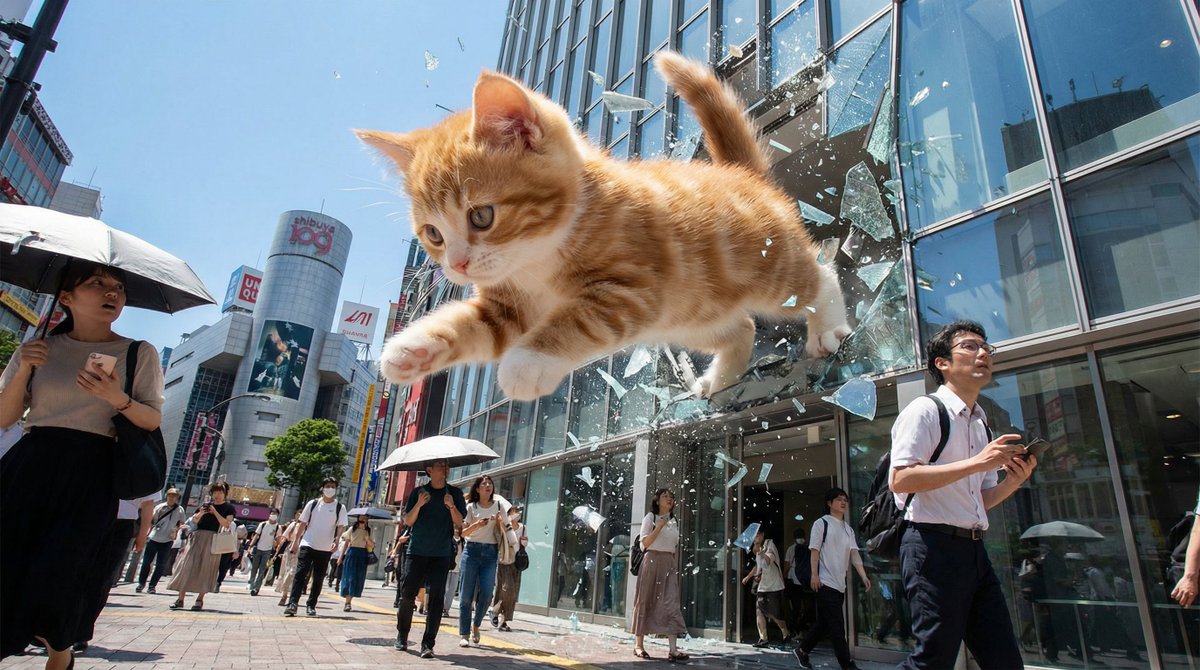 Giant Kitten Monster Attacks Sydney
