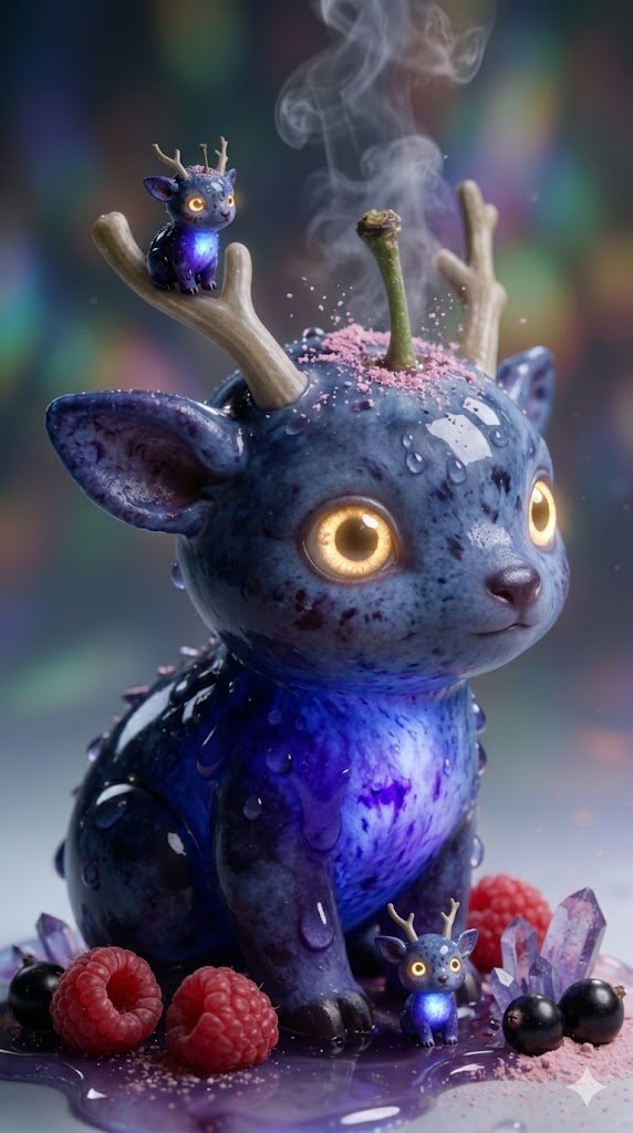 Blueberry Fawn Elf Macro Magic