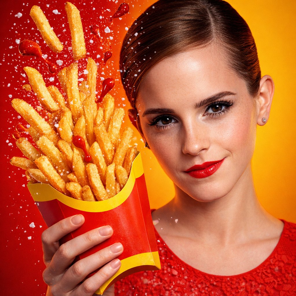 Crispy Fries Ad Visual