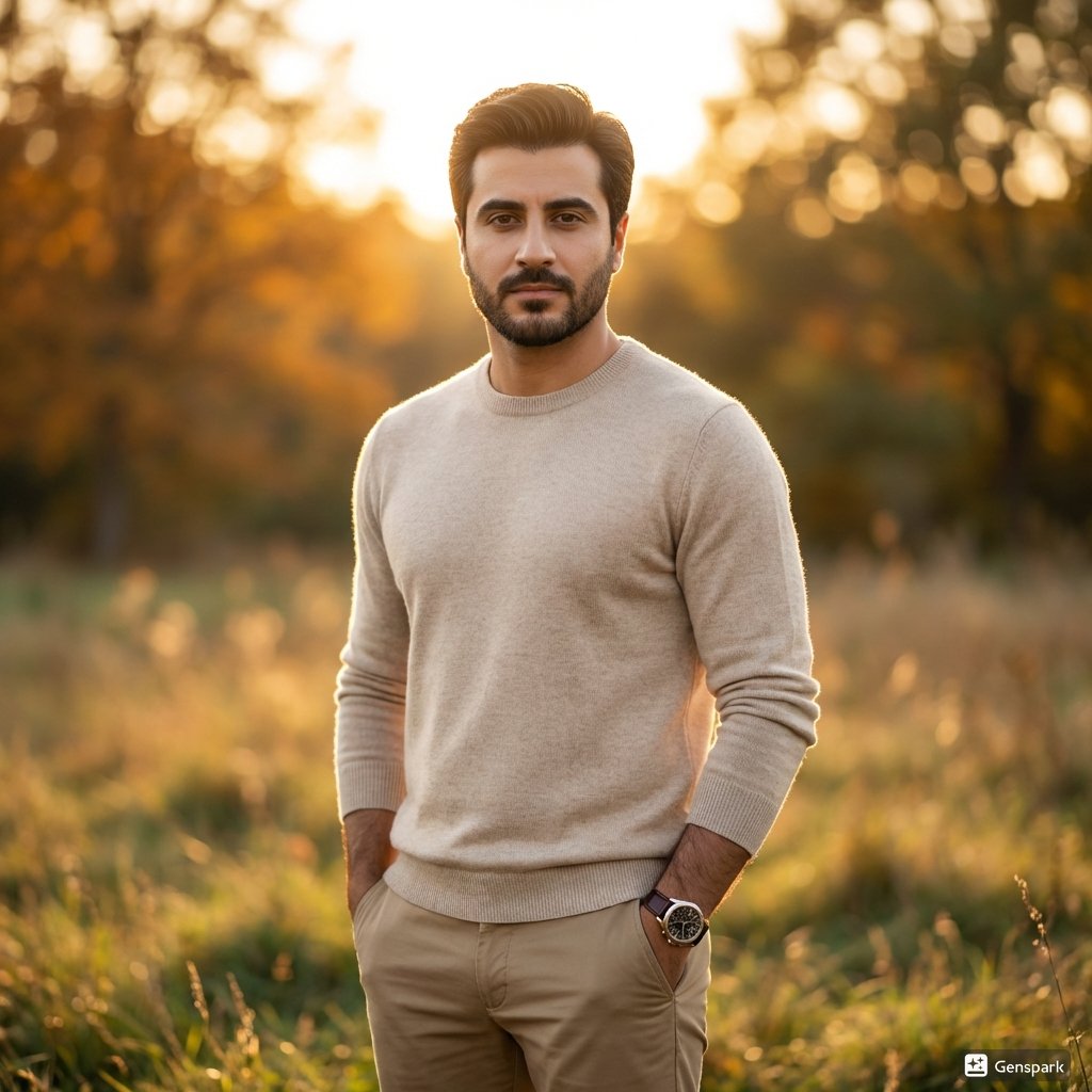 Golden Hour South Asian Fashion Portrait
