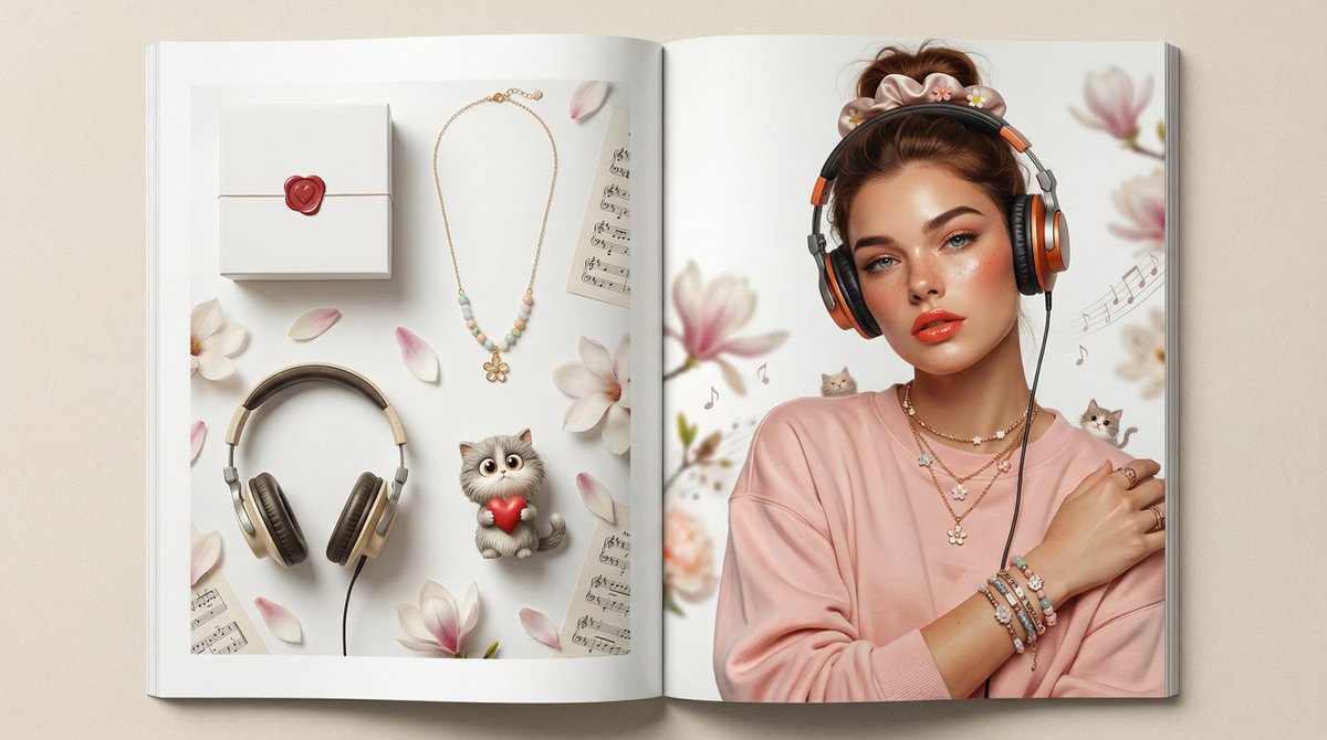 Luxury Jewelry Editorial Spread
