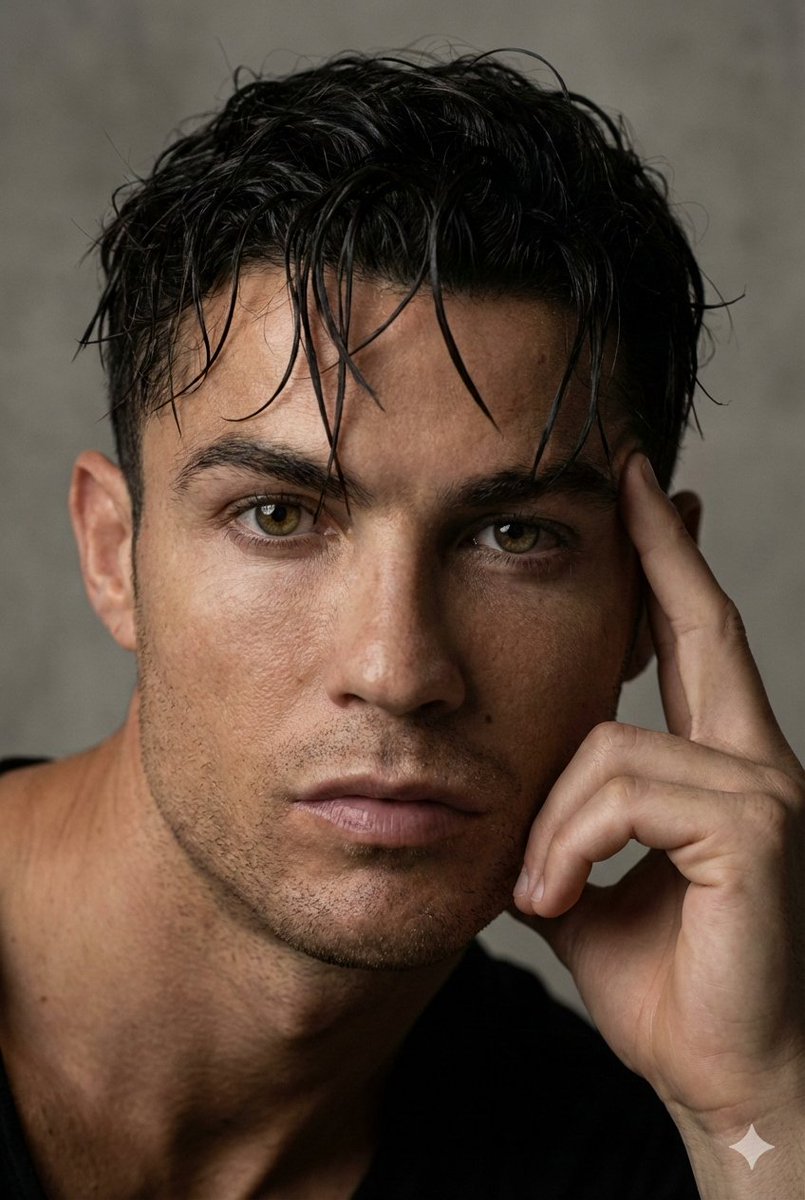 Ronaldo Hyper-Realistic Vogue Portrait