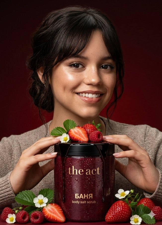 Luxury Berry Body Scrub Ad