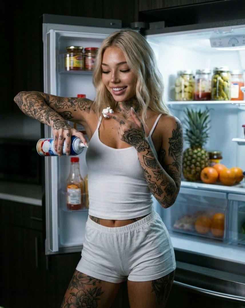 Midnight Snack Tattoo Portrait