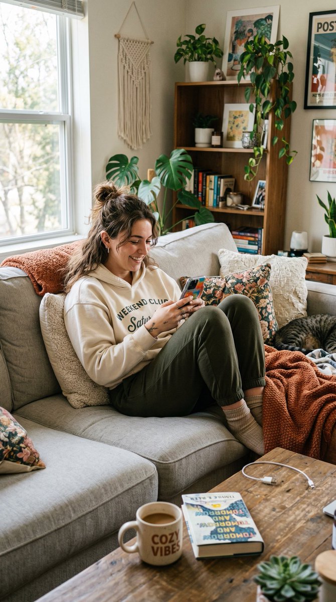 Gen Z Saturday Sofa Vibes