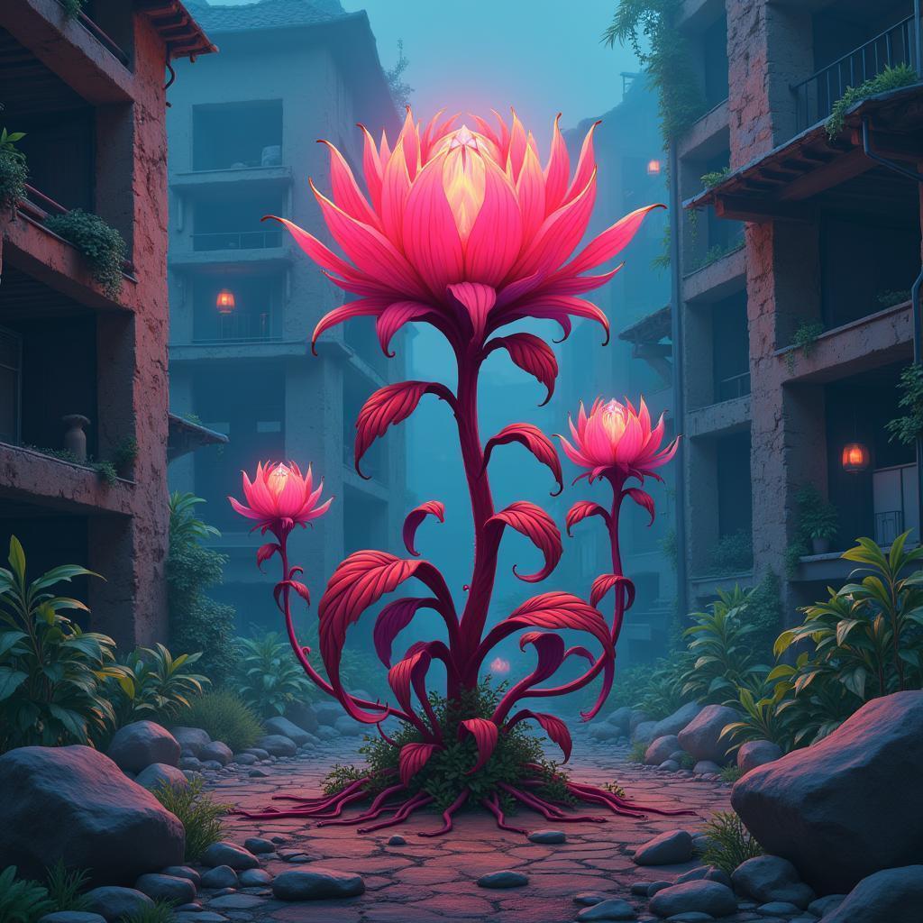 Poison Plant Ruined Tower and Fake Diamond