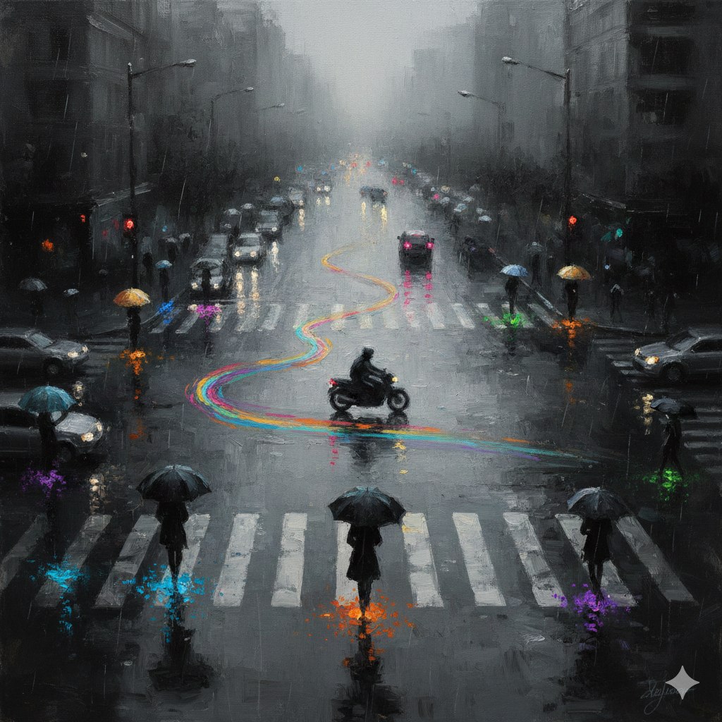 Neon Rain: Solitary Urban Ride