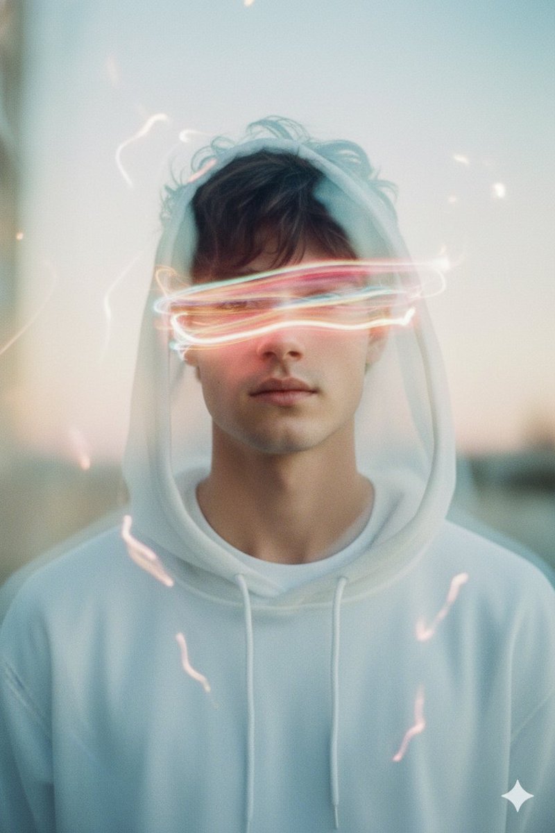 Light Trail Portrait Dream