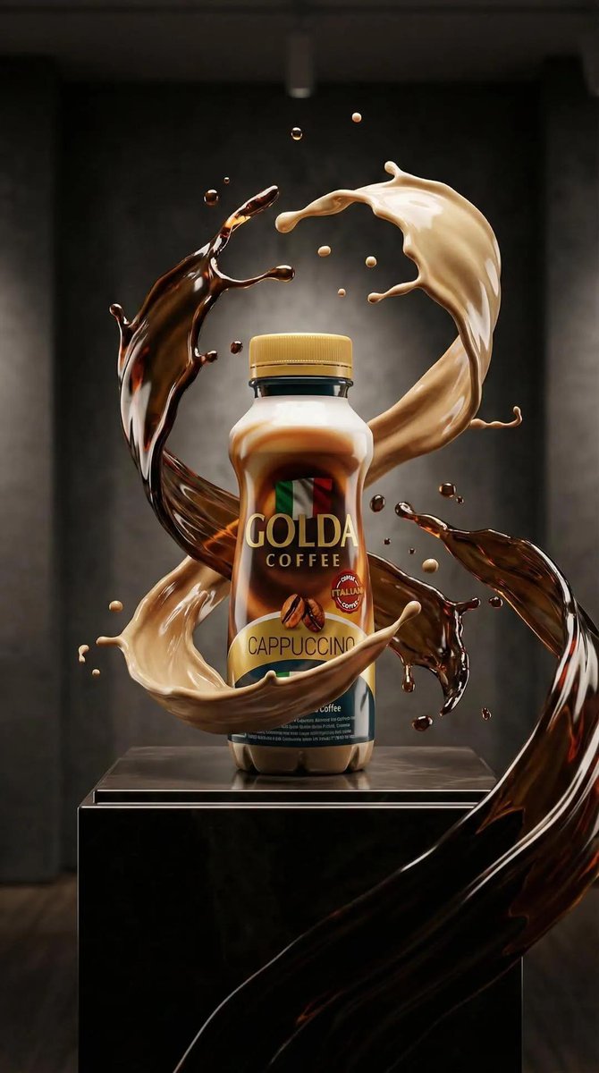 Luxury Cappuccino Coffee Ad