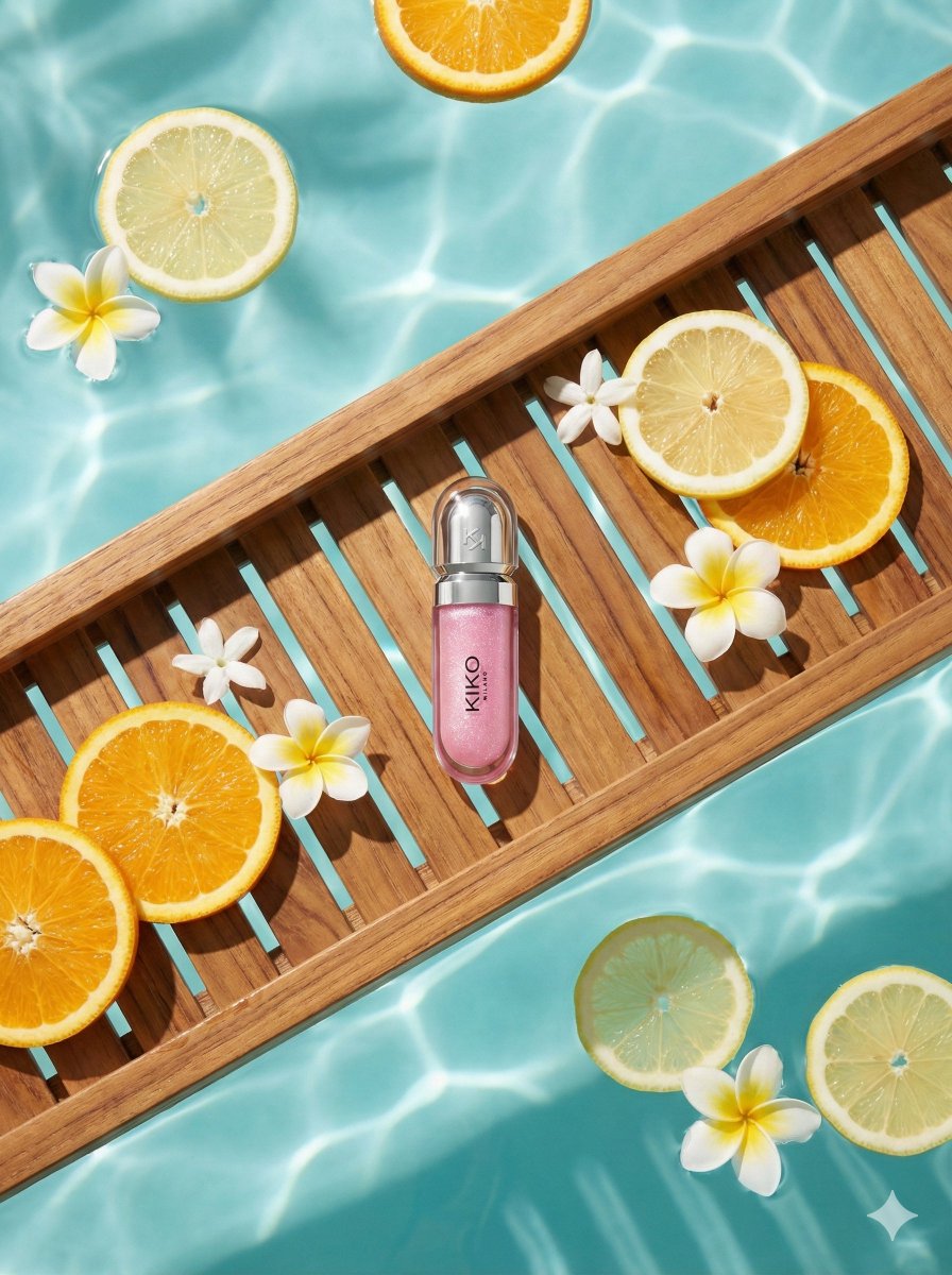Luxury Poolside Skincare Aesthetic