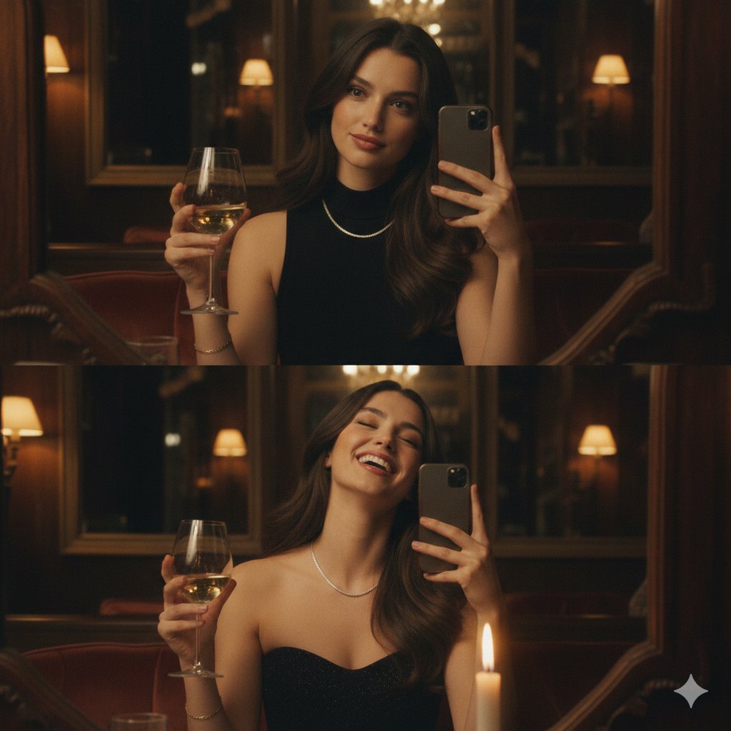Mirror Selfie Glamour Night