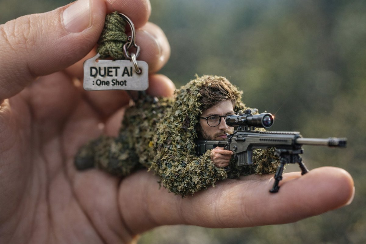 Giant Hand Miniature Sniper