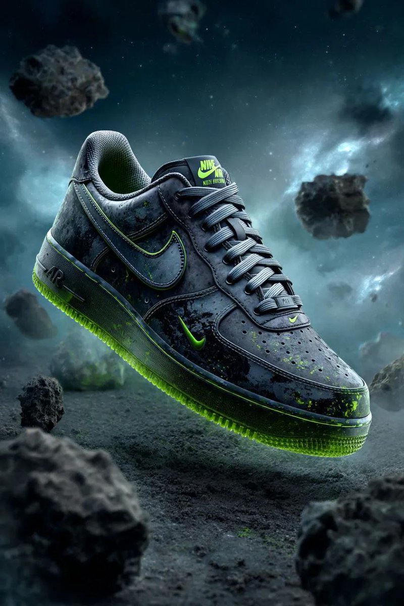 Cosmic Granite Sneakers Floating