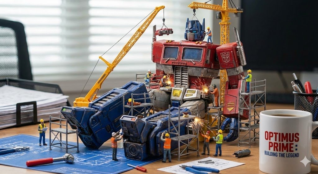 Mini Crew Builds Skyscraper Style