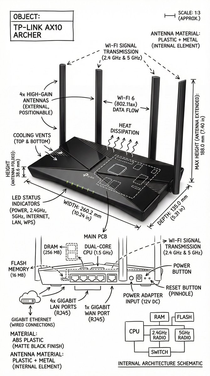 Technical Annotation Infographic Design