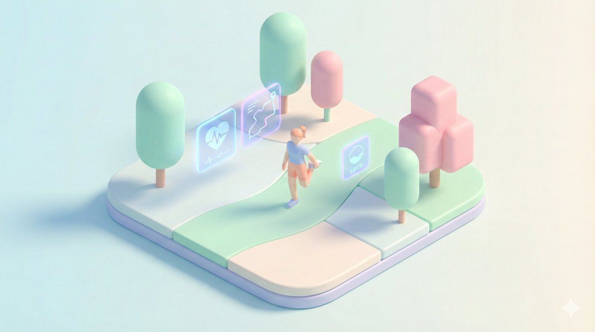 Minimalist Holographic Fitness Park
