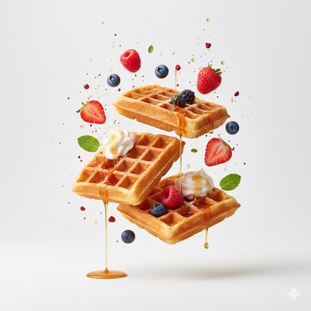 Floating Ingredients Minimalist Ad