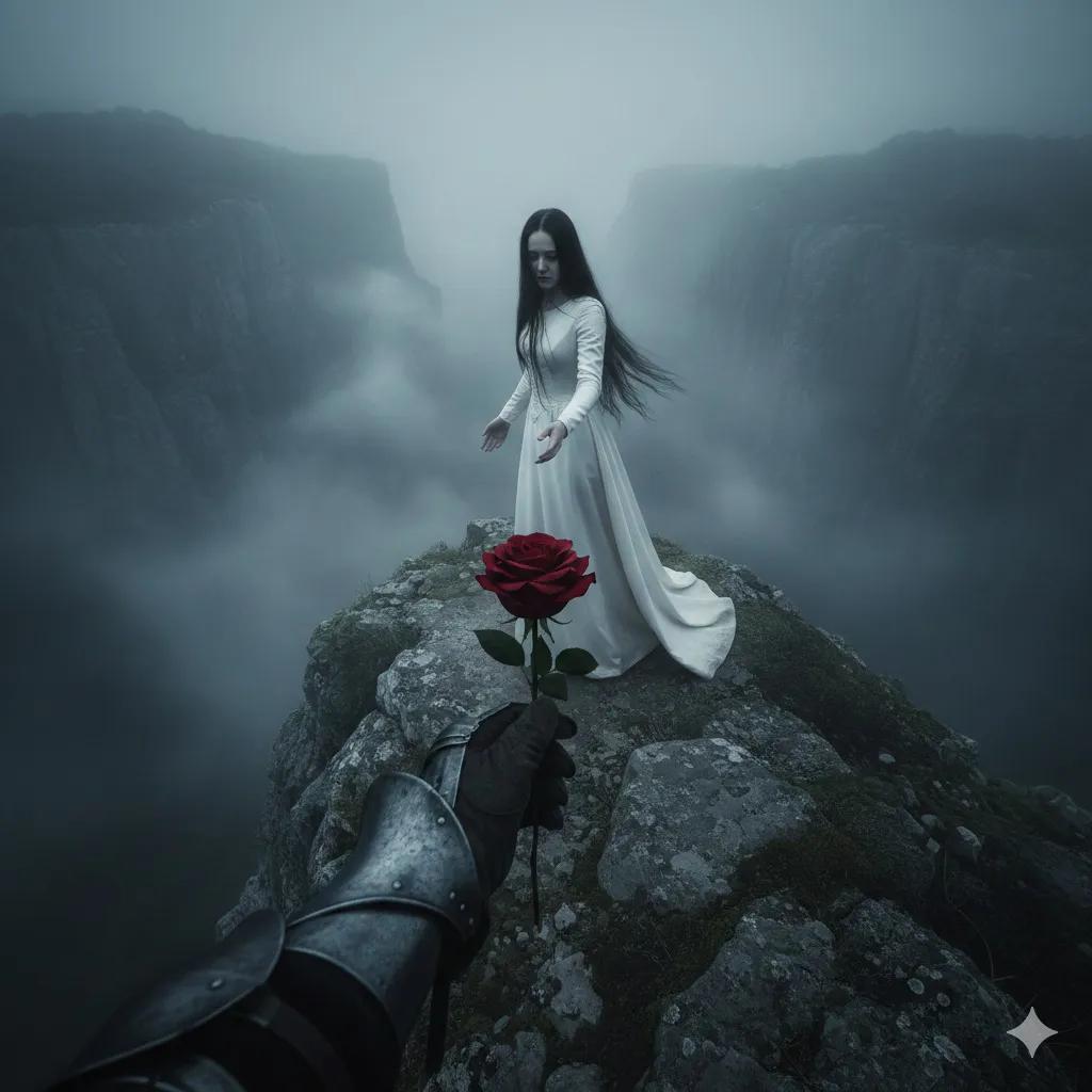 Misty Cliff Rose Encounter