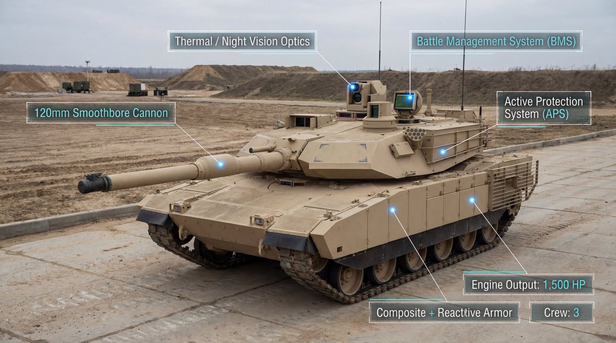Modern Tank Infographics Revealed
