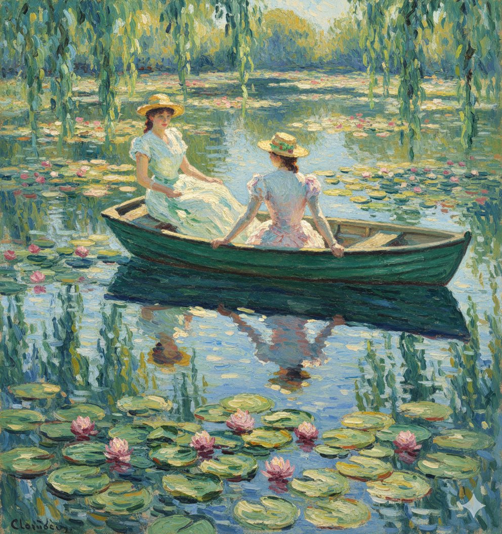 Monet's Lily Boat Dream