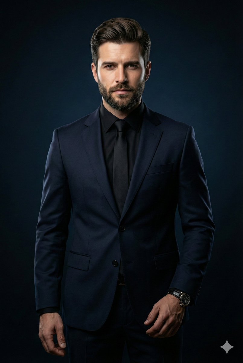 Elite Businessman Cinematic Portrait