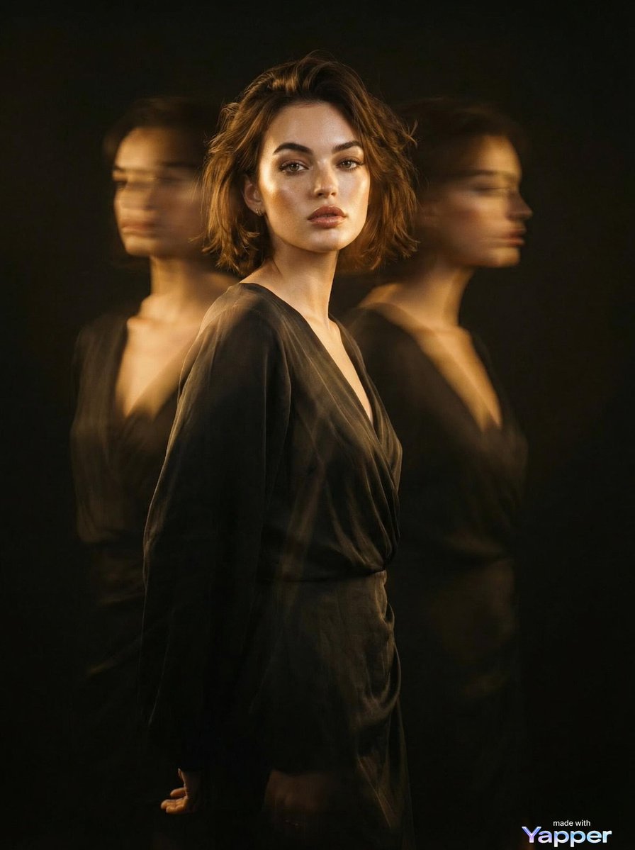 Cinematic Vintage Fashion Portrait