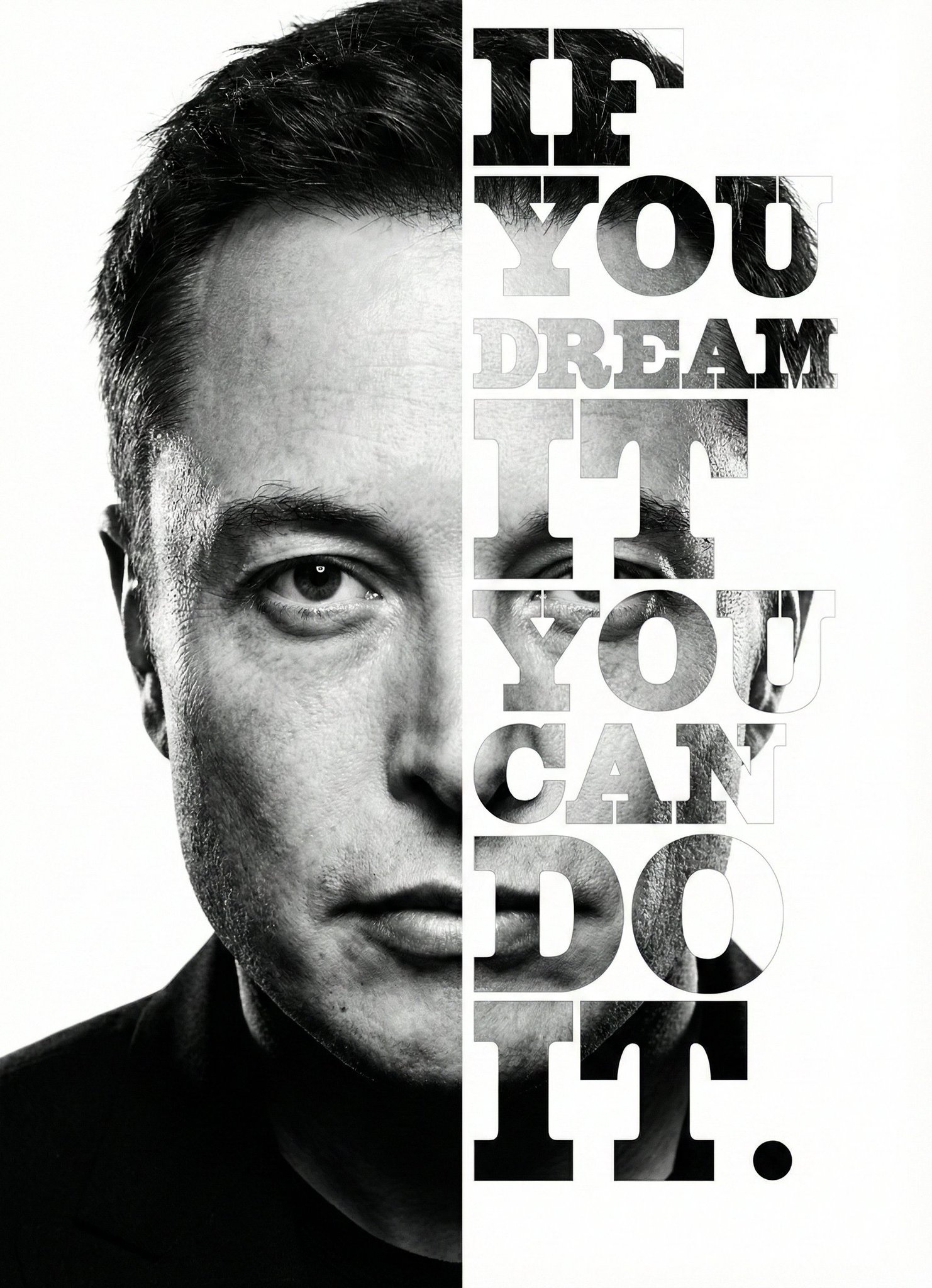 Musk Dream Portrait Poster