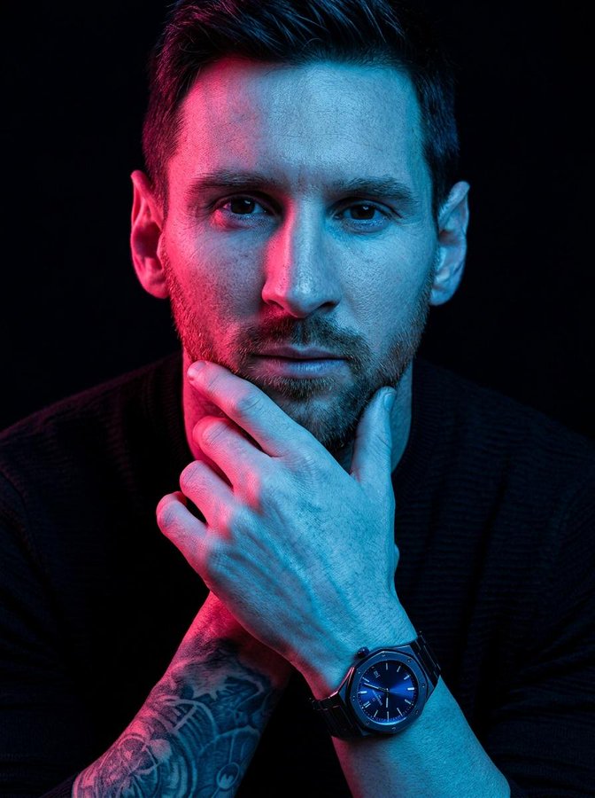 Neon Split Portrait