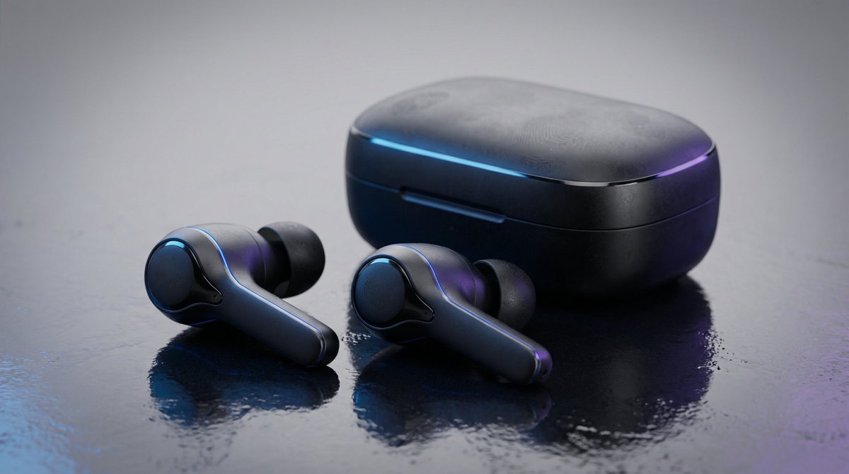 Neon Glow Headphones Visual