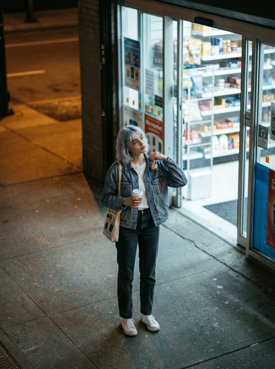 Night Street Film Fashion Portrait