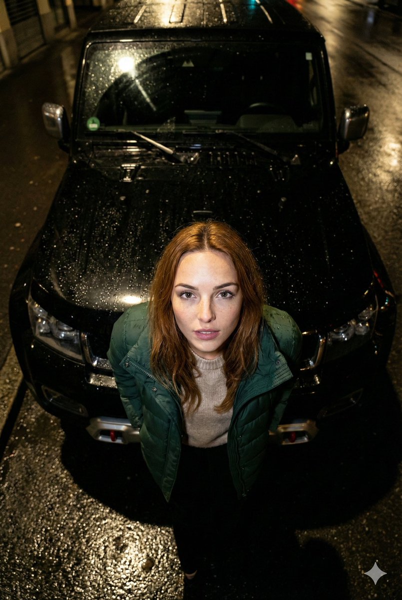 Night Flash Hood Portrait