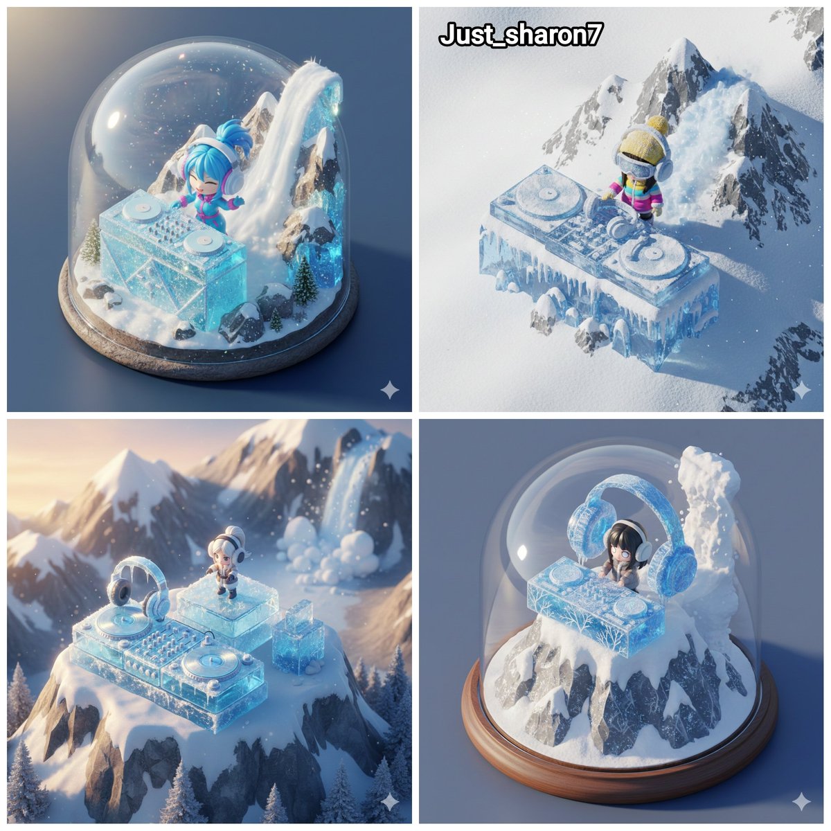 Massive DJ Isometric Miniature Scene