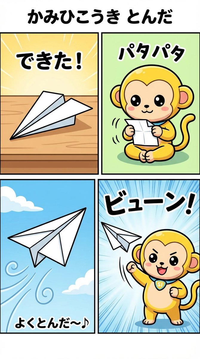 Paper Airplane Takes Flight