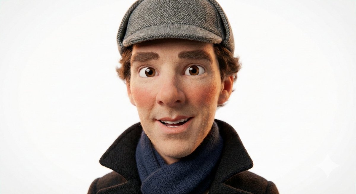 Stylized 3D Clay Animation Character