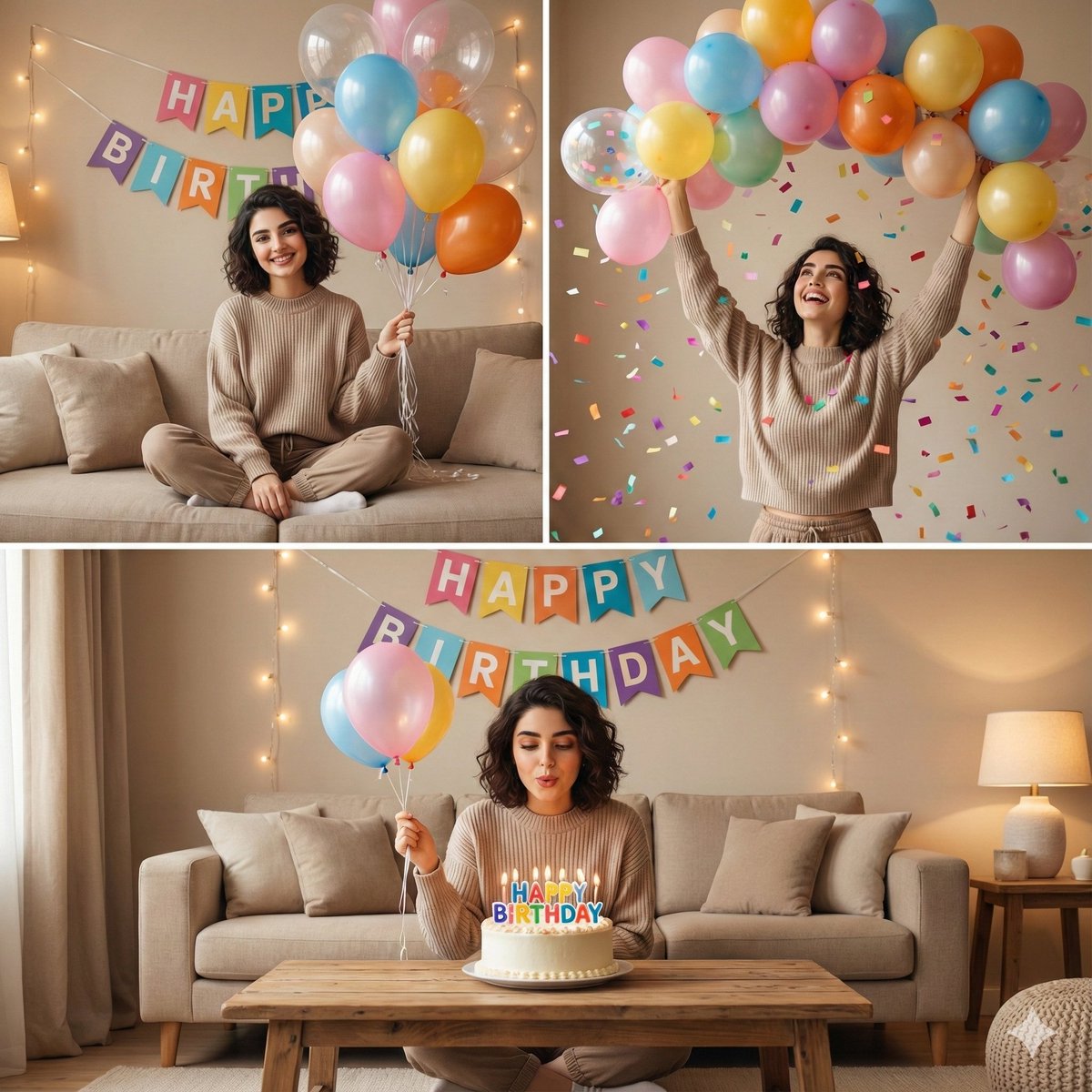 Cozy Home Birthday Celebration