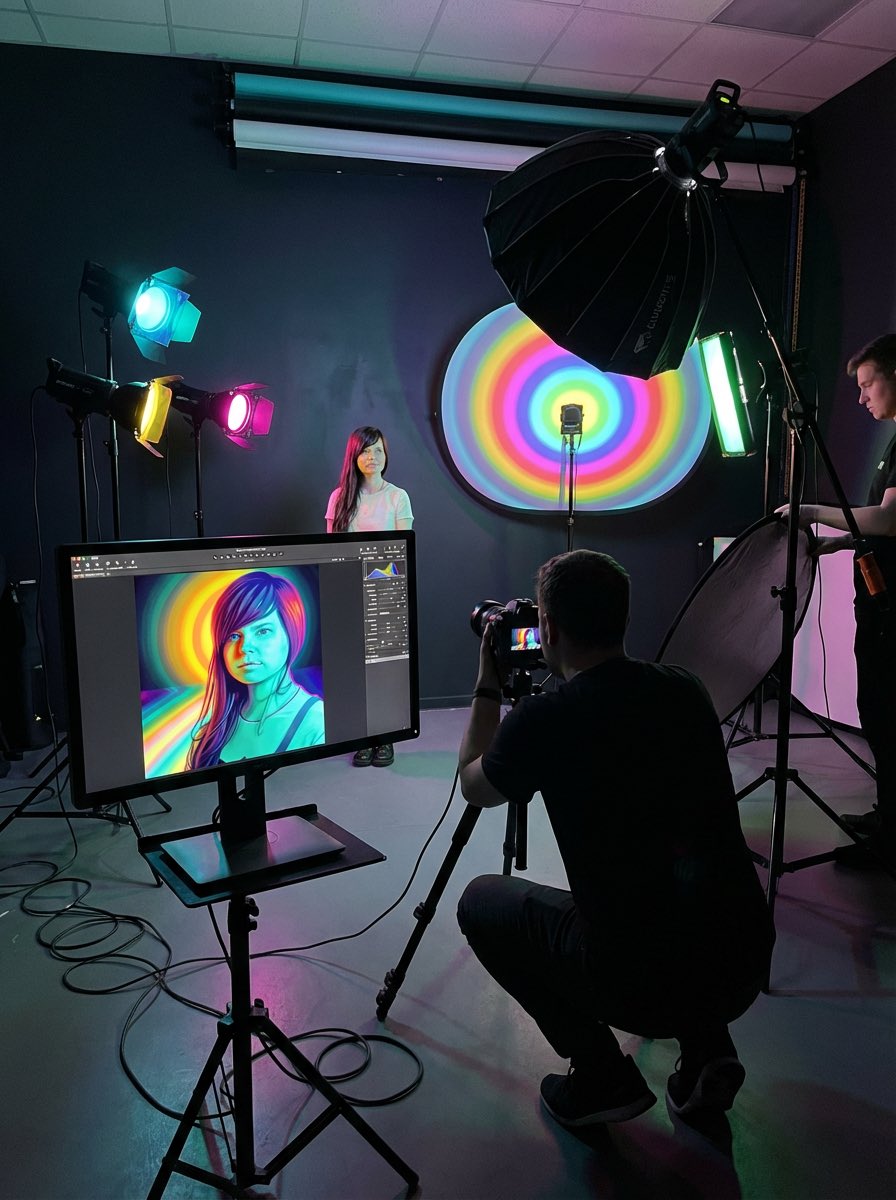 Behind the Scenes of Photo Shoot