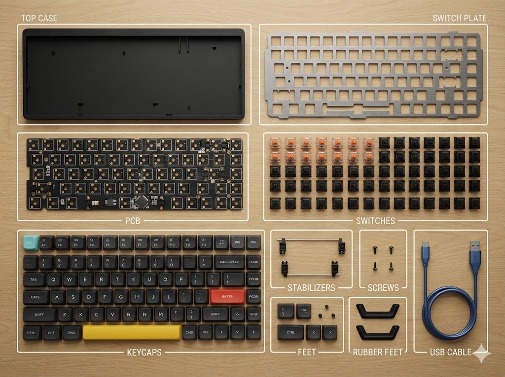 Ultra-Realistic 8K Product Disassembly Layout