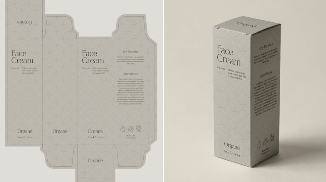 Premium Die-Cut Box Render