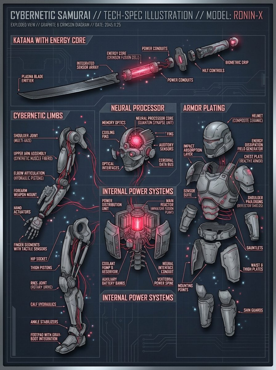 Cyber Samurai Technical Diagram