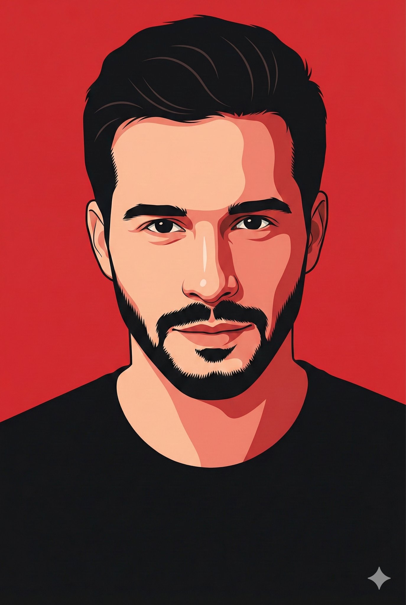 Vector Portrait Poster Art