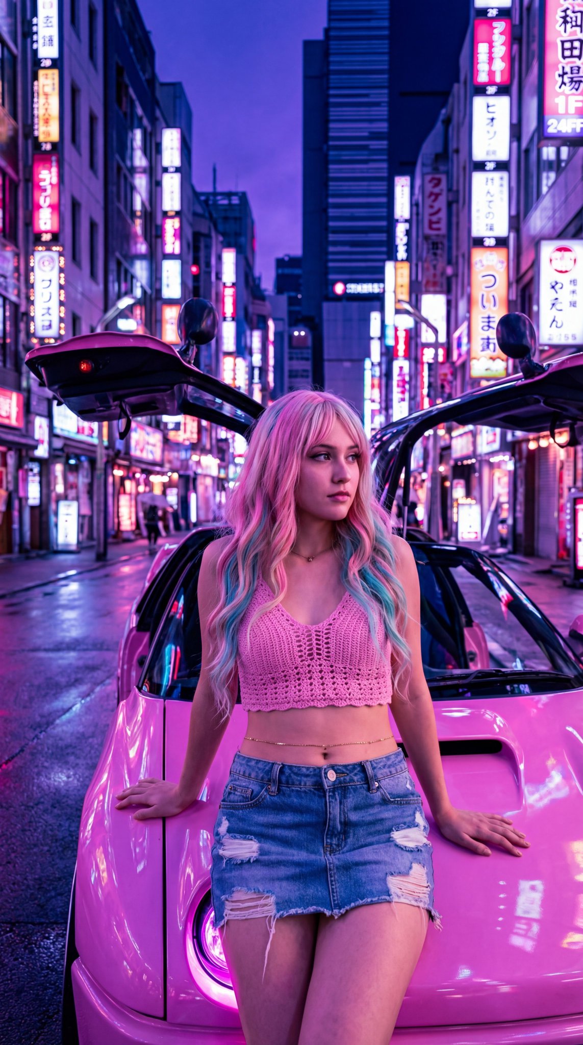Neon Tokyo Night Rider