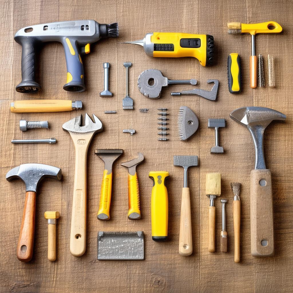 Home Maintenance Hero With Modern Tools
